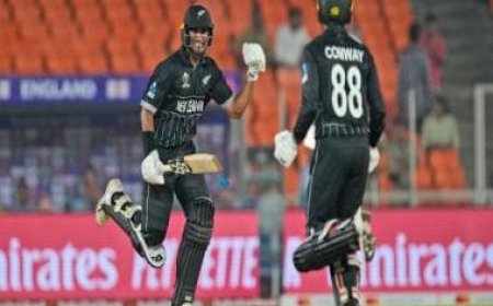World Cup 2023, England vs New Zealand: Rachin Ravindra says he was ‘lucky’ to have Devon Conway in the middle