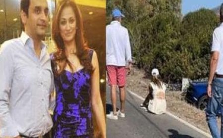 'Swades' actress Gayatri Joshi and her husband Vikas Oberoi's first picture post their accident goes viral