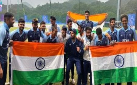 Asian Games 2023: India men's cricket team wins gold medal after rain washes out final against Afghanistan