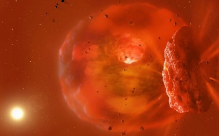 In a first, astronomers spot the afterglow of an exoplanet collision