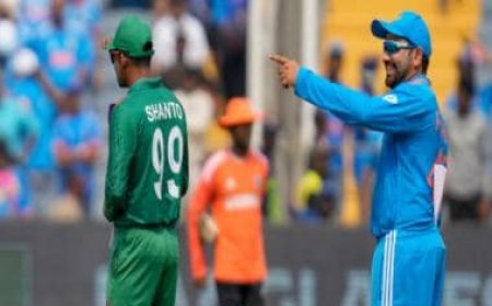 India vs Bangladesh LIVE Score, World Cup 2023: BAN 201/6; Jadeja plucks blinder as Mushfiqur dismissed for 38 by Bumrah