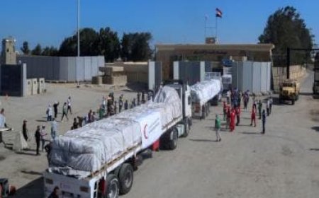Israel- Hamas War: Aid trucks enter Egypt’s Rafah border crossing with Gaza Strip