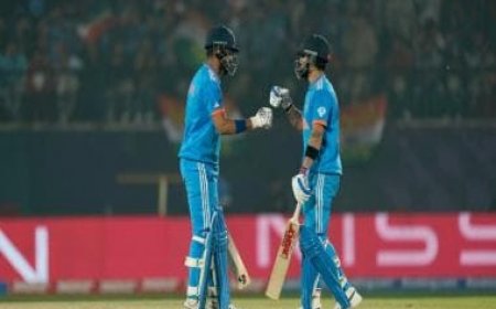 India vs New Zealand LIVE Score, World Cup Match at Dharamsala: IND 191/5; Suryakumar dismissed after Kohli scores fifty