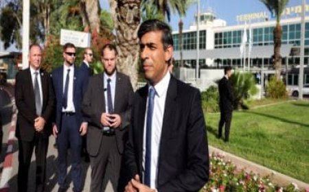 Britain PM Rishi Sunak slams Hamas, claims missile from Gaza caused hospital blast