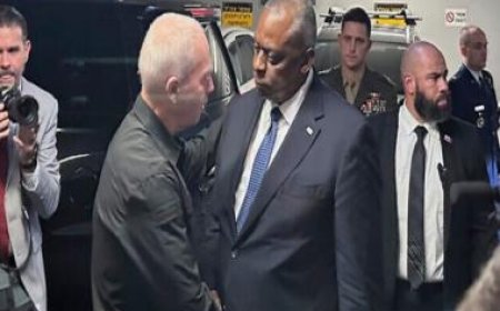 Israel's Defence Minister Yoav Gallant brief Lloyd Austin on IDF preparations ahead of expected ground incursion