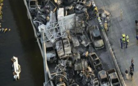WATCH: ‘Superfog’ blamed for pile-up of 158 cars in New Orleans highway that killed at least 7