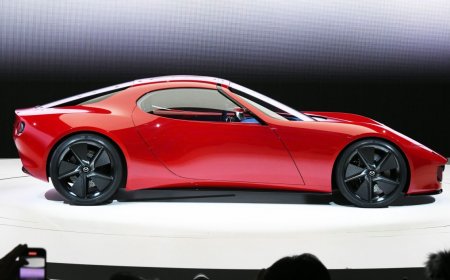 Mazda's electric vision is a sleek hybrid sports car