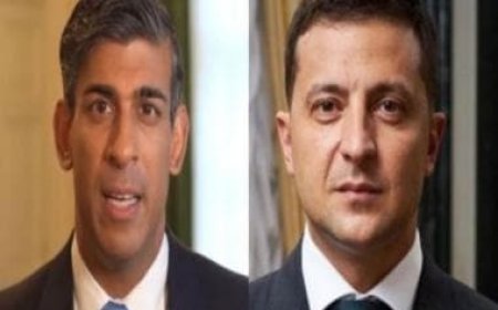 Rishi Sunak reiterates UK's "unshakable support" to Ukraine, says Putin will fail