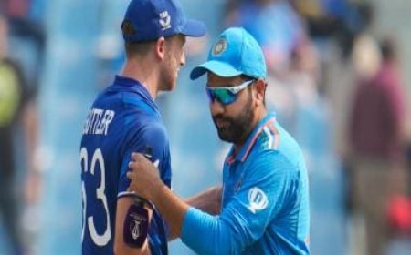 India vs England LIVE Score, World Cup 2023: ENG 122/9; Shami castles Rashid, India one wicket away from victory