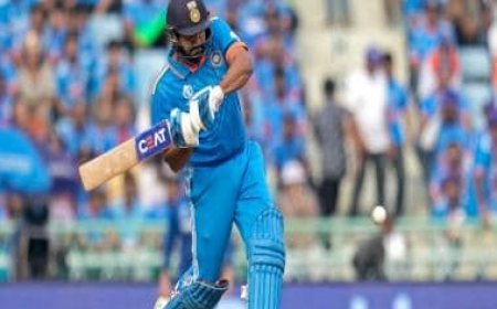 India vs England, World Cup 2023: Rohit Sharma, Suryakumar Yadav guide hosts to 229/9 in Lucknow