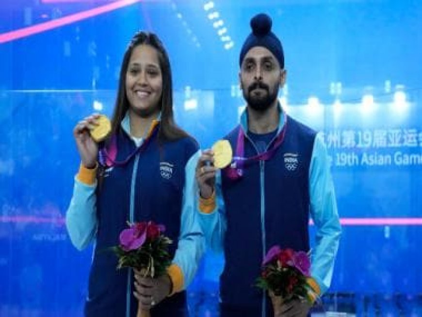 Asian Games 2023: Dipika Pallikal-Harinder Pal Singh pair wins squash mixed doubles gold; Saurav Ghoshal collects silver