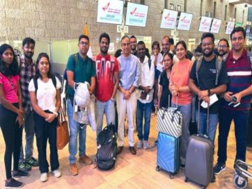 'Thankful to Indian govt, PM Modi for bringing us back,' say 212 Indians evacuated from Israel under 'Operation Ajay'