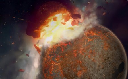 Rock from the impact that formed the moon may linger in Earth’s mantle