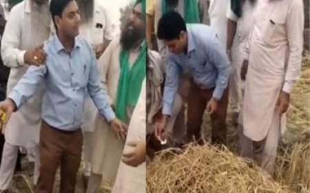 WATCH: Punjab farmers asked to stop burning stubble forced government official to light it