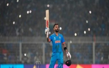 Virat Kohli equals Sachin Tendulkar’s all-time record with 49th ODI ton during India-South Africa World Cup match