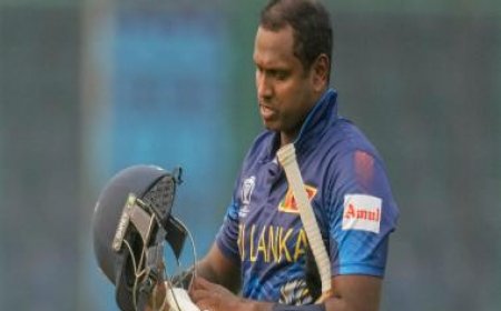 Angelo Mathews becomes first in history of international cricket to be dismissed 'Timed Out'