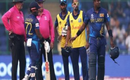 ‘4th umpire is wrong': Angelo Mathews presents 'video evidence' to claim he shouldn't have been timed out
