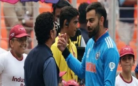 World Cup 2023: Virat Kohli hopes to fulfill Sachin Tendulkar's wish by scoring his 50th ODI century soon