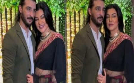 WATCH: Sushmita Sen and Rohman Shawl's endearing presence at Diwali party sparks patch-up rumours