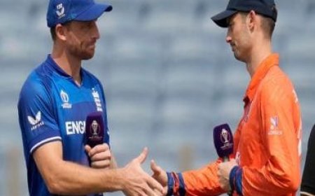 England vs Netherlands LIVE Score, 2023 Cricket World Cup Match 40 at Pune