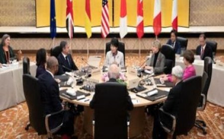 G7 backs 'humanitarian pauses' in Gaza, 'unwavering' support to Ukraine