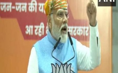 Rajasthan: PM Modi slams 'terrorist-sympathiser' Congress in Udaipur