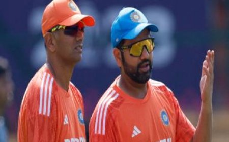 World Cup 2023: India coach Rahul Dravid heaps praise on Rohit Sharma for leading 'by example'