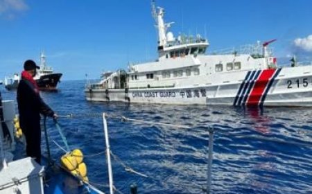 Chinese ships chase Philippine vessels as US renews warning it will defend its treaty ally