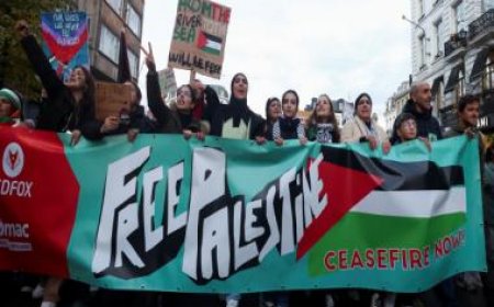 Belgium: Over 20,000 attend pro-Palestine rally in Brussels