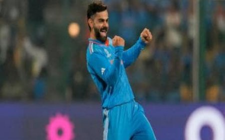 World Cup 2023: Virat Kohli celebrates wildly after dismissing Scott Edwards during India-Netherlands match; see video