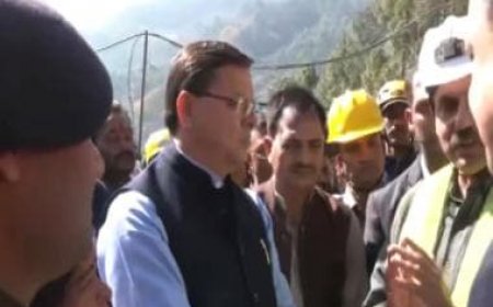 Uttarkashi tunnel collapse: All 40 trapped workers safe; CM Dhami reviews rescue ops