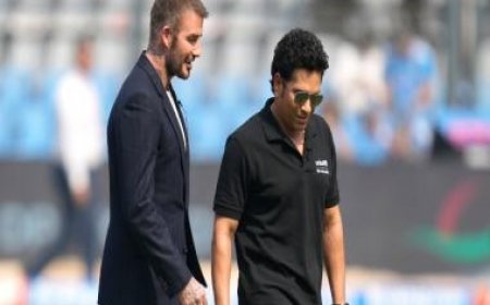 World Cup 2023: 'Very special', says David Beckham on meeting Sachin Tendulkar at India-New Zealand semi-final in Mumbai