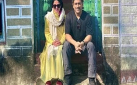 MS Dhoni, wife Sakshi visit their ancestral village in Uttarakhand; check out the viral pictures here