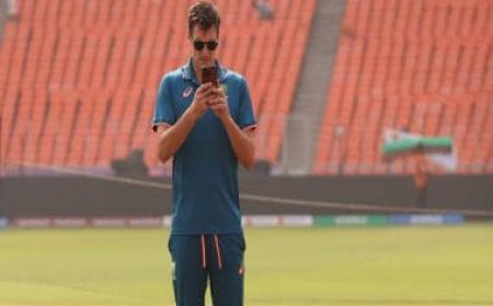 India vs Australia, World Cup Final: 'Just had a look', Pat Cummins takes pictures of Ahmedabad pitch on eve of final