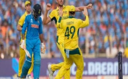 India vs Australia Live Score, World Cup 2023 Final: IND 203/6; Rahul dismissed by Starc on 66