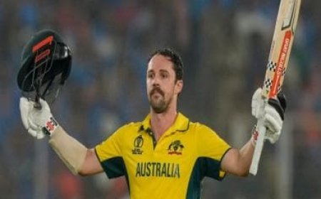 World Cup Final 2023: Travis Head scores battling century against India