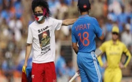 Footage shows how pitch invader escaped security during World Cup final - WATCH