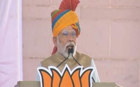 CM's magic fading away with each turning page of red diary: PM Modi in Rajasthan ahead of polls