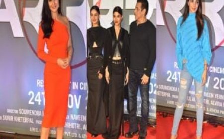 Farrey Screening: Salman Khan, Katrina Kaif, Kiara Advani make a style statement as they arrive to see the film