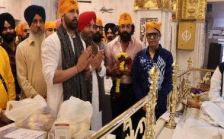 Animal: Ranbir Kapoor, Bobby Deol, Sandeep Reddy Vanga seeks blessings at Bangla Saheb Gurudwara after trailer launch