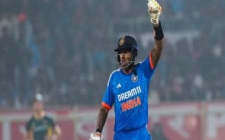 Suryakumar Yadav, Ishan Kishan headline India's two-wicket win over Australia in first T20I