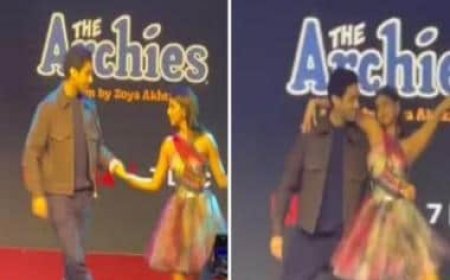 The Archies: Suhana Khan and Agastya Nanda spark relationship rumours with their chemistry at the film's recent event