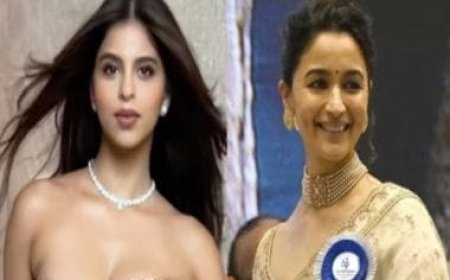 Shah Rukh Khan's daughter Suhana Khan praises Alia Bhatt for repeating her wedding saree for National Awards 2023