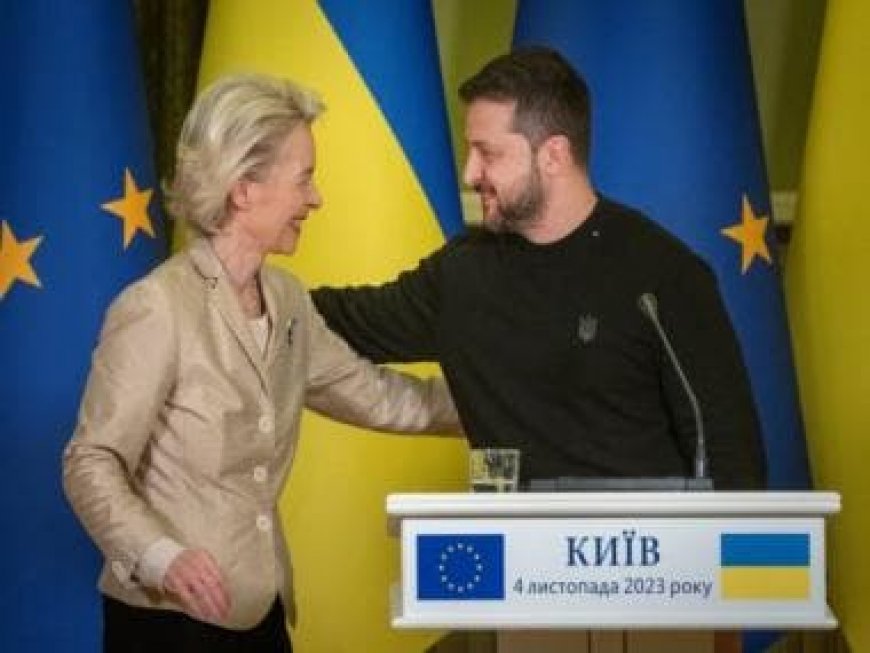 Zelenskyy hosts EU official von der Leyen as Russian attacks wound at least 14 people in Ukraine