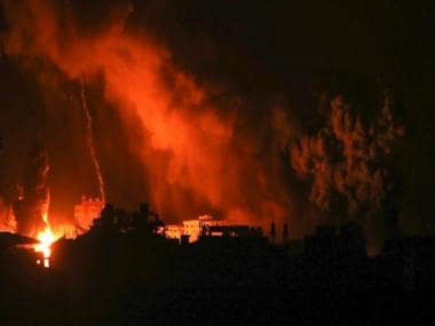 Israeli warplanes hit refugee camps, military says it has cut 'Gaza Strip into two'