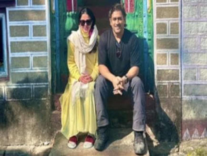 MS Dhoni, wife Sakshi visit their ancestral village in Uttarakhand; check out the viral pictures here