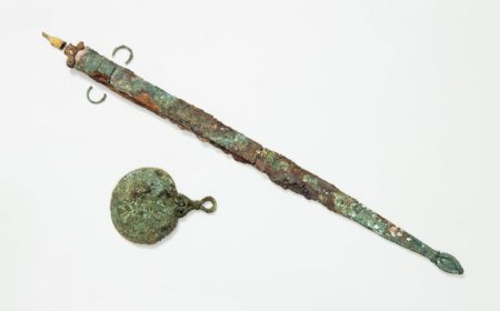 A mysterious ancient grave with a sword and mirror belonged to a woman