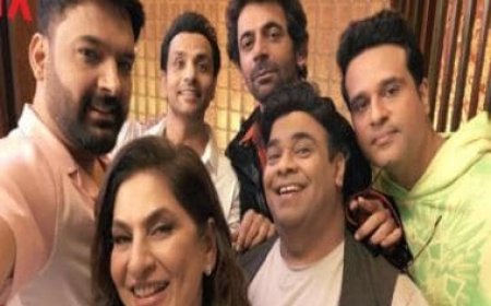 Kapil Sharma and Sunil Grover reunite after 6 years of feud for a Netflix show - watch video