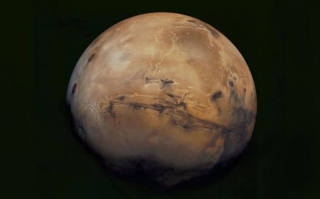 Giant polygon rock patterns may be buried deep below Mars’ surface