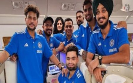 Indian cricket team departs for South Africa from Bengaluru
